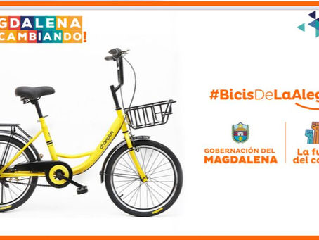 Llegan las ‘Bici de la Alegría’ para los estudiantes de colegios públicos del Magdalena