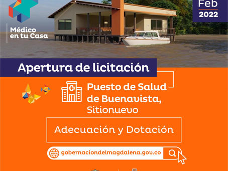 Inician la licitación para obras de adecuación y dotación en la red hospitalaria Gobernador Caicedo