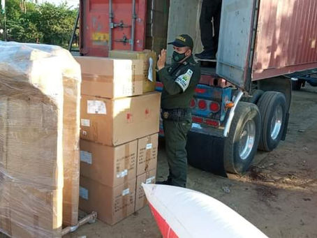 LOS RESULTADOS SUMAN CERCA DE 187 MILLONES EN MERCANCÍAS APREHENDIDAS EN SANTA MARTA