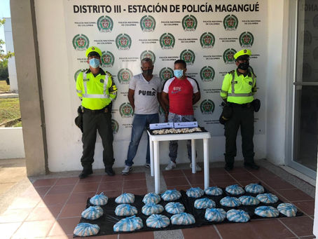 CAPTURAN A DOS PERSONAS E INCAUTAN MÁS DE 5000 HUEVOS DE IGUANA EN CARRETERAS DE BOLÍVAR 