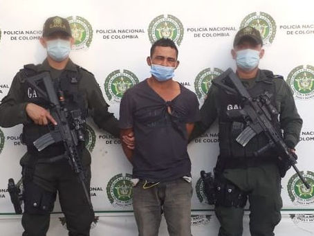 Capturado hombre que amenazó con arma de fuego a una mujer en la Zona Bananera y Juez lo encarceló 