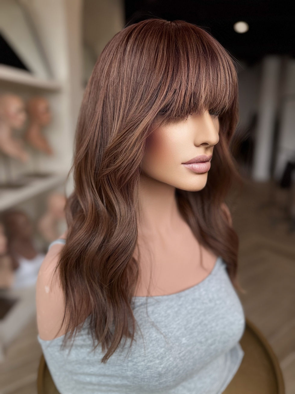 Thumbnail: Farran 20” Full Hand Tied Wig (L)