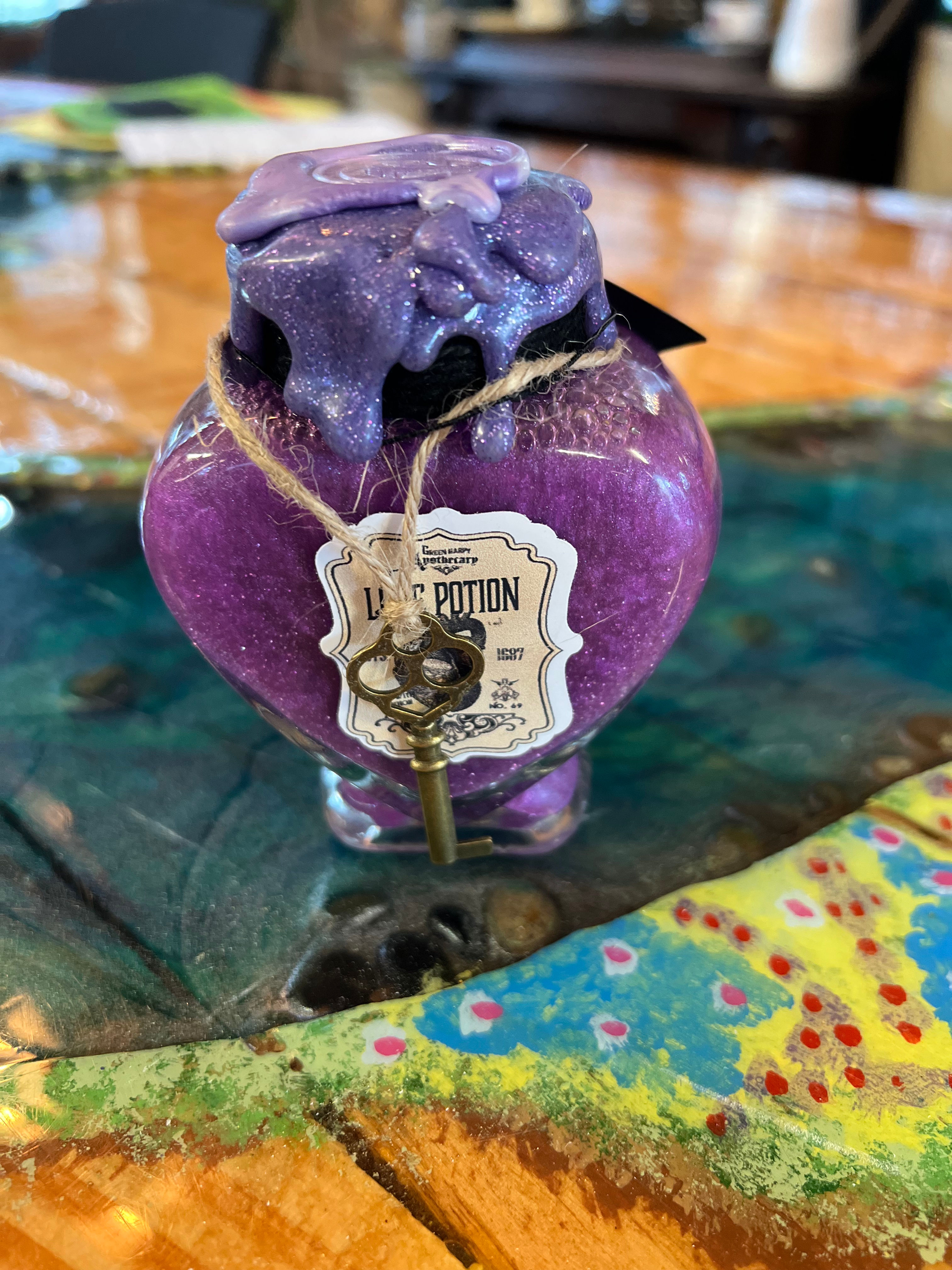 Potion Bottle Love Potion Purple