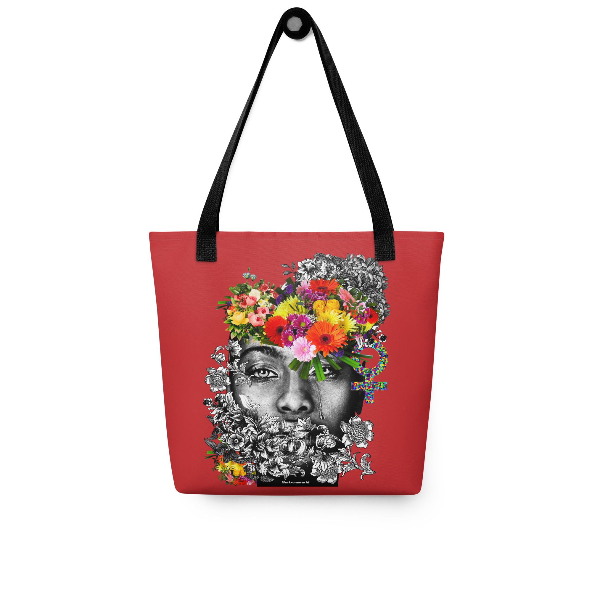 Beautiful Strength Tote Bag (Red)