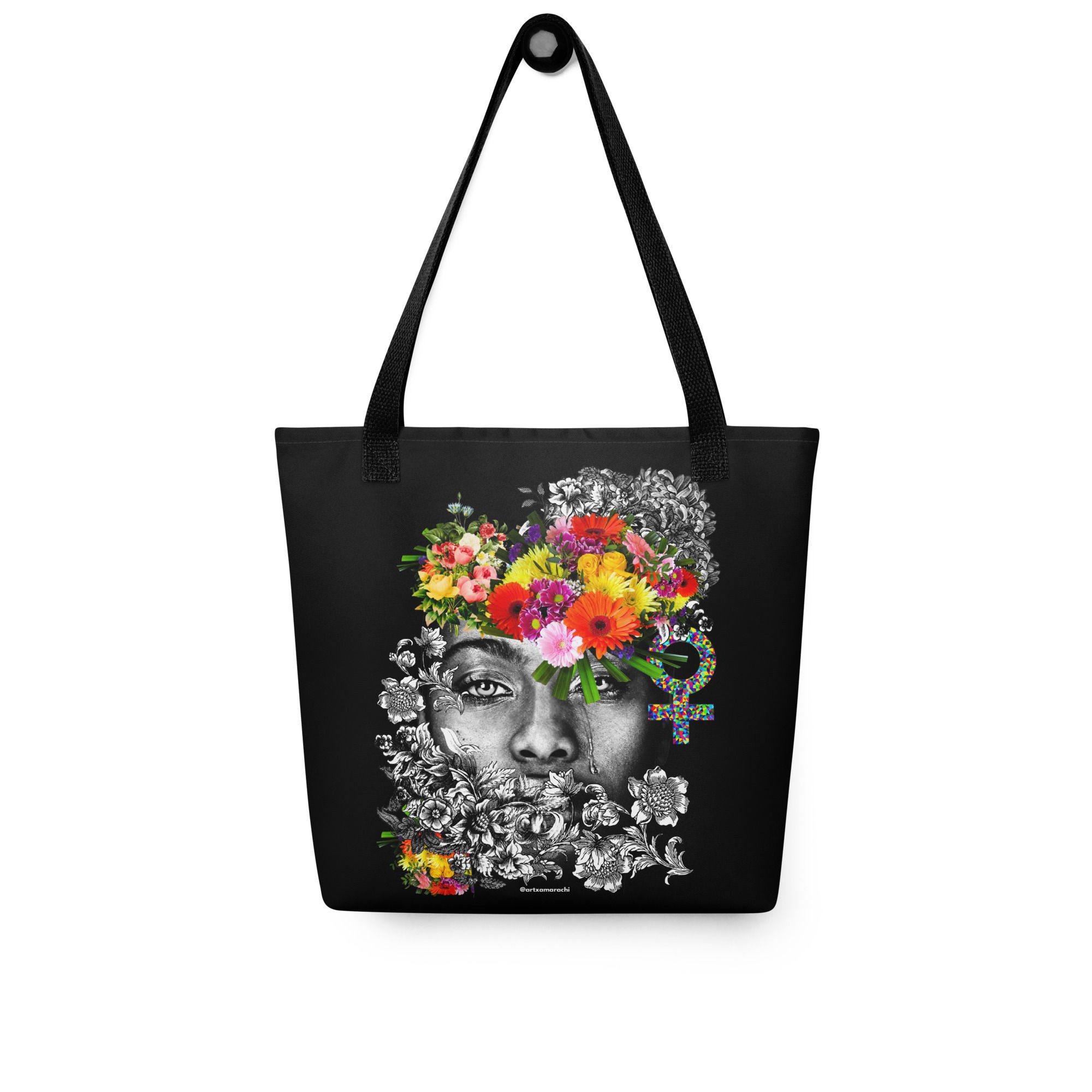 Beautiful Strength Tote Bag (Black)