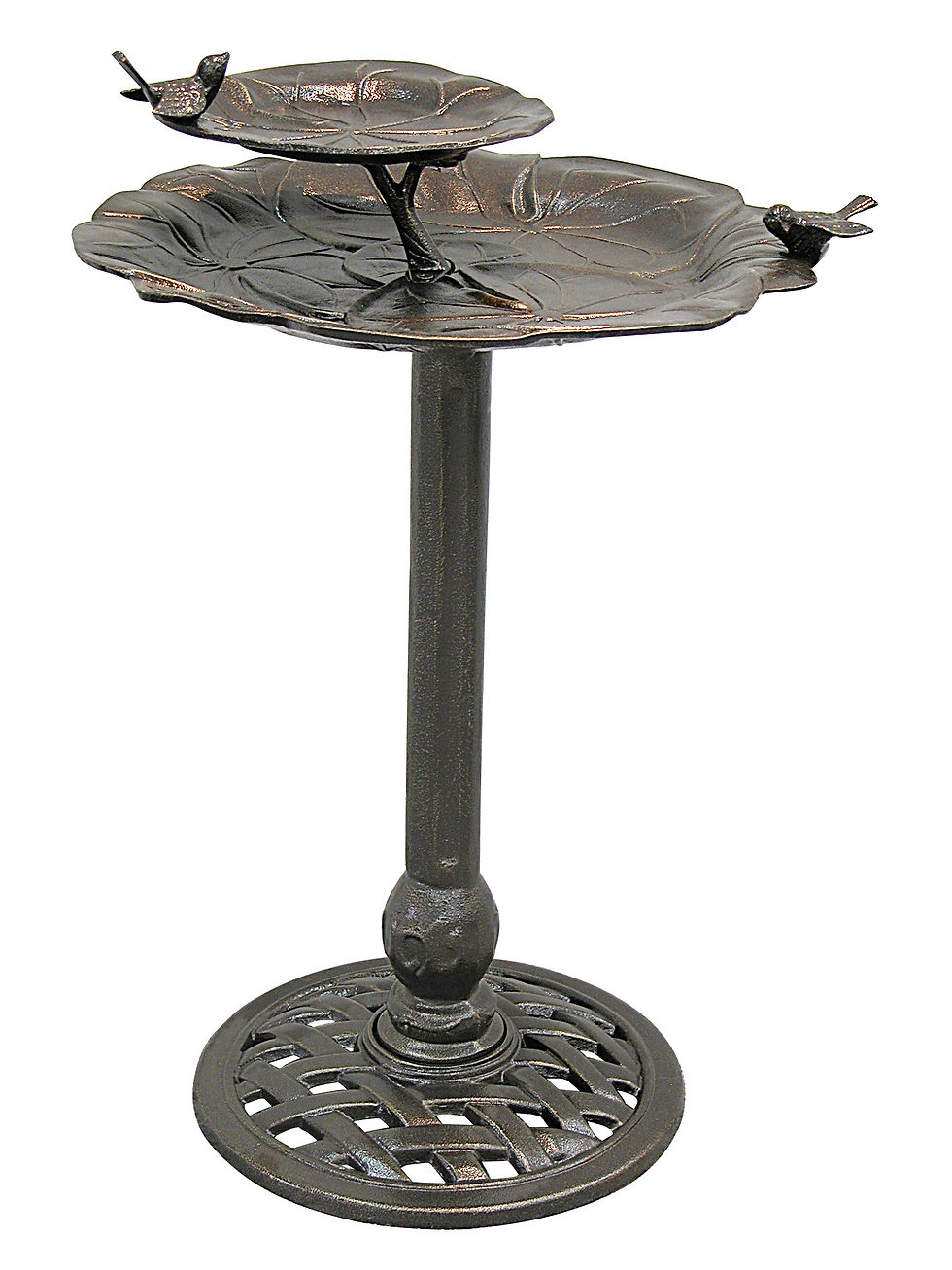 C887-85 2-Tier Lily Pad Birdbath