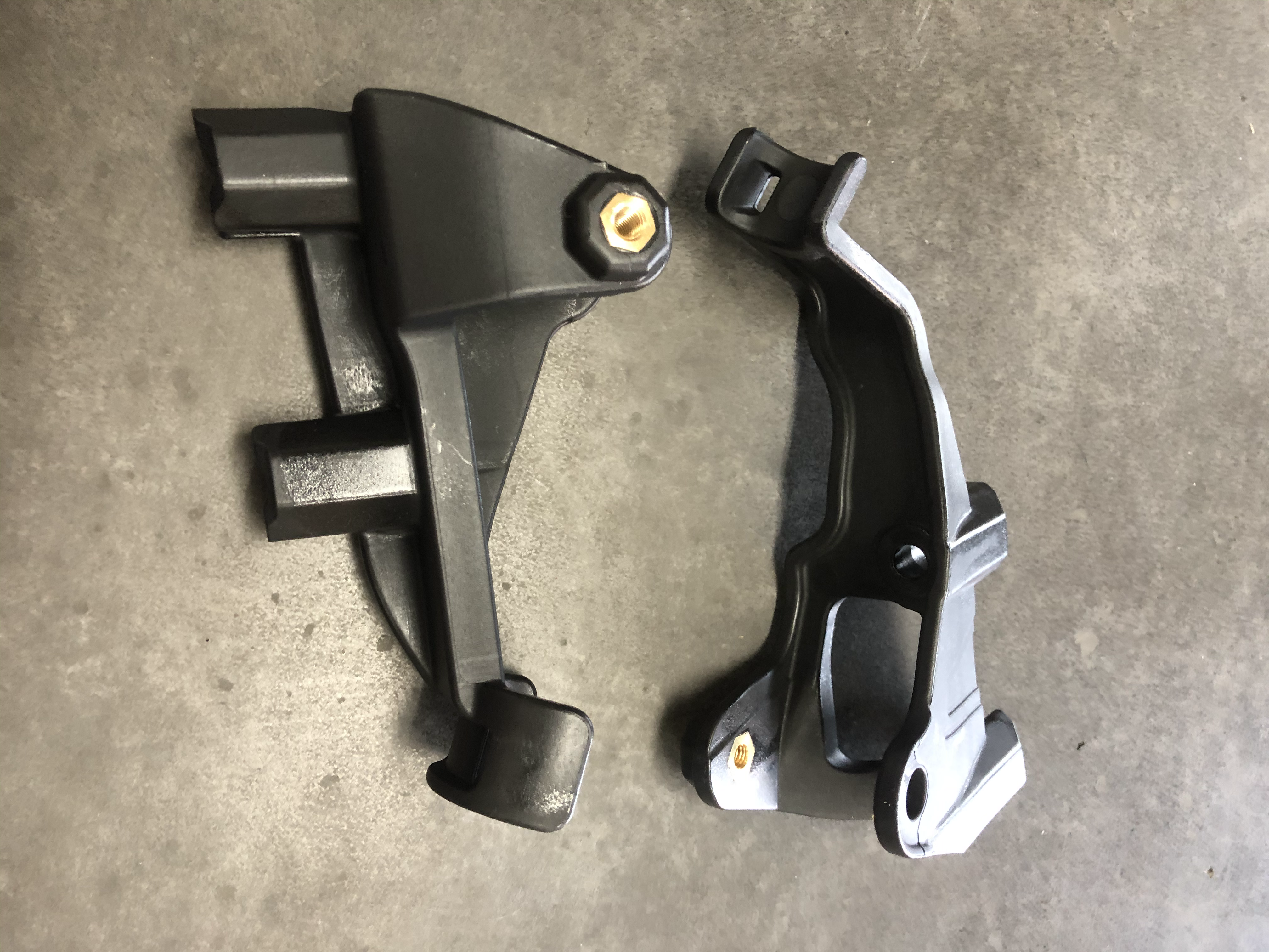 Handguard Brackets, Black, Set (6261)