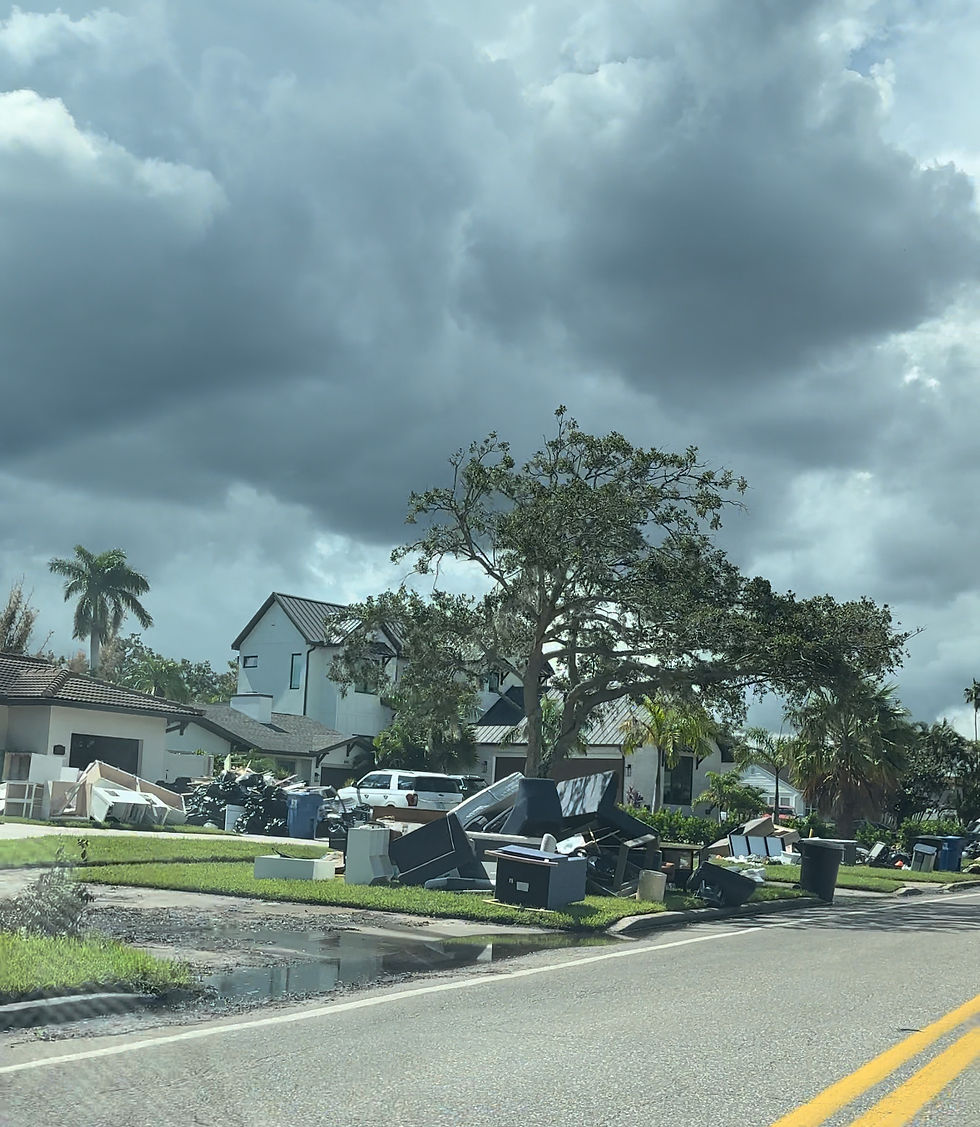 Flood damaged home on Snell Isle