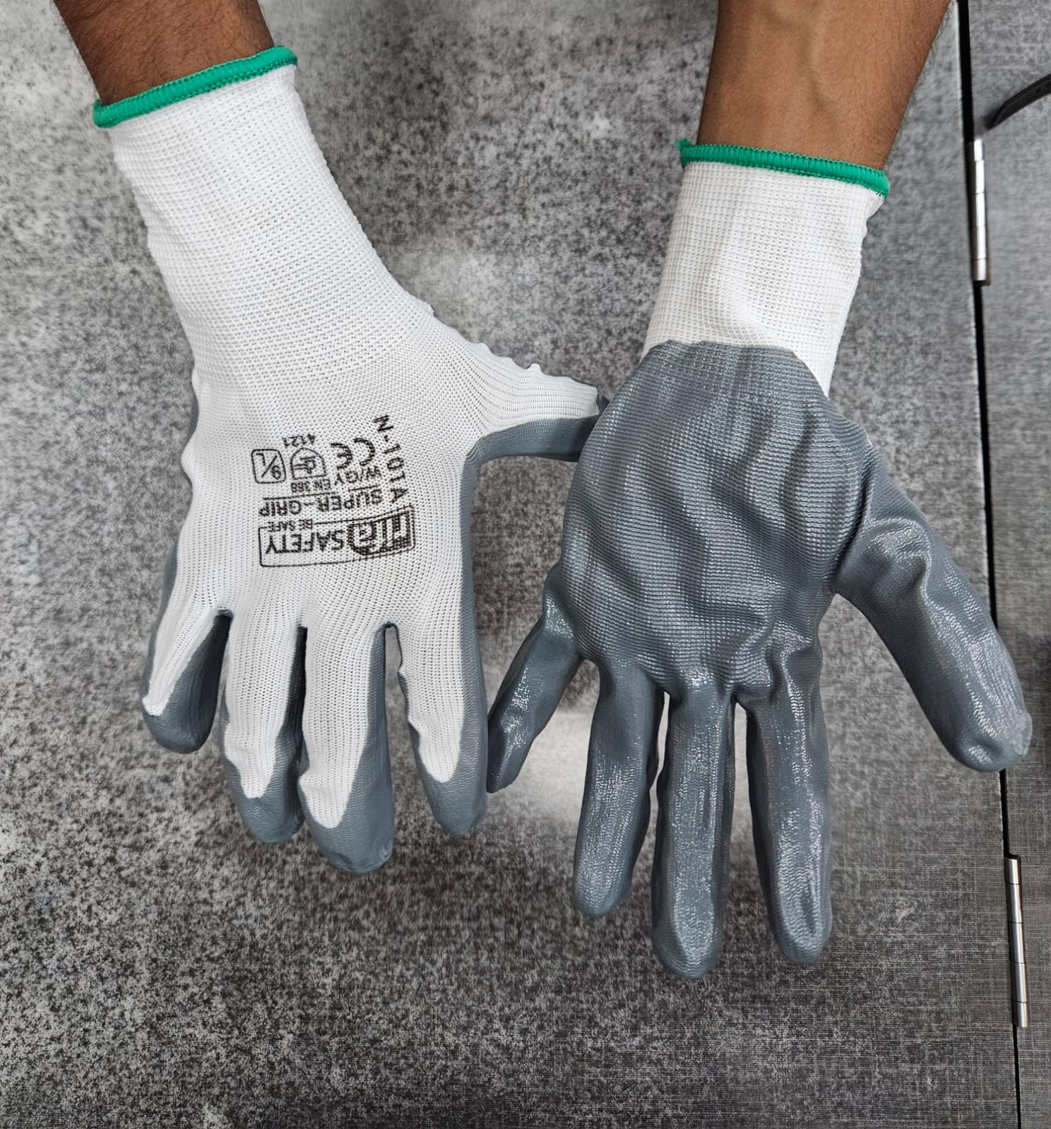 White Gray Heavy Duty