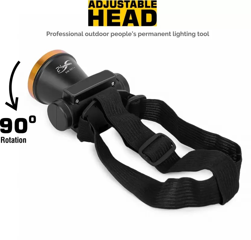 Thumbnail: Dp 7228A LED RECHARGEABLE HEAD LIGHT, 4000mAh Battery, 3W Power Torch