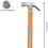 Thumbnail: Claw Hammer with Handle Taparia