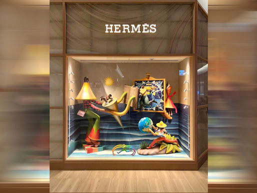 WaOne x Hermès: український митець створив артінсталяції для відомого бренду