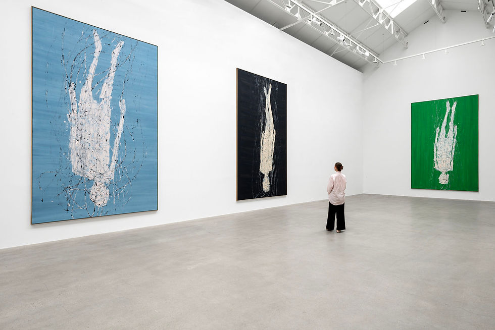 фрагмент експозиції виставки Ein Bein von Manet aus Paris Георга Базеліца в Парижі, 2025
фото: галерея Thadaeus Ropac