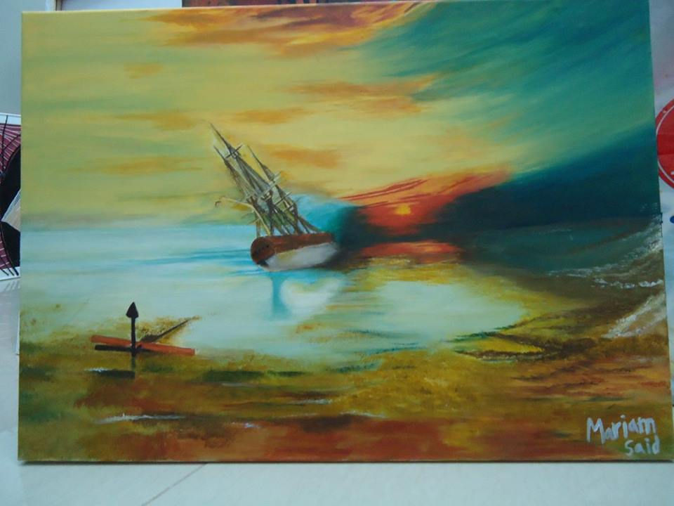 Painting like turner
