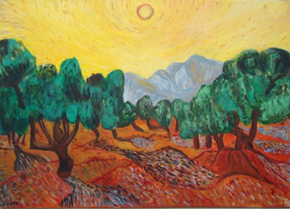 Painting like vangough