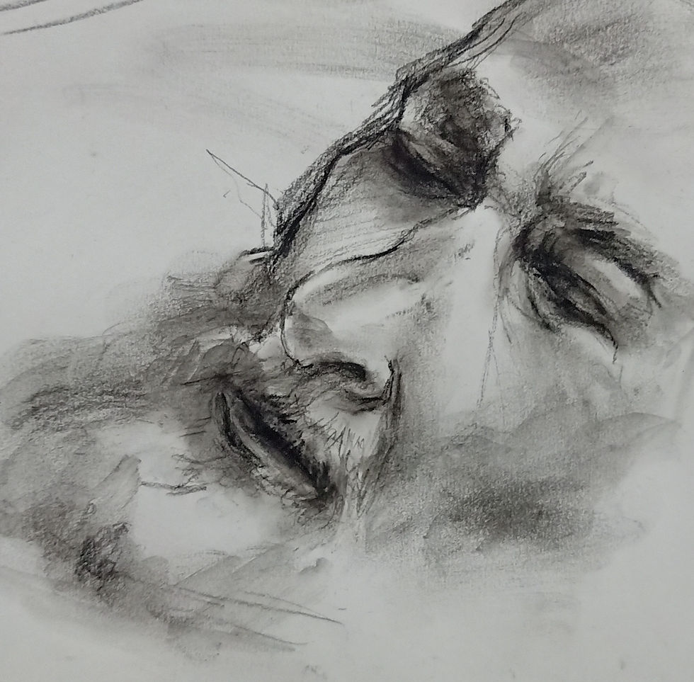 Sketch of deceased loved one