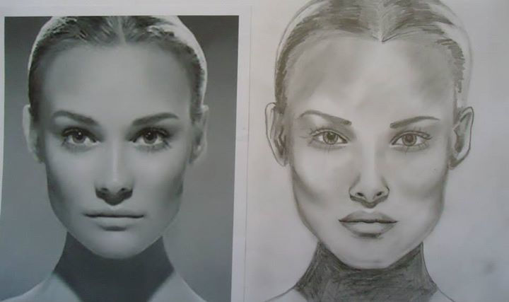 Study of famous faces