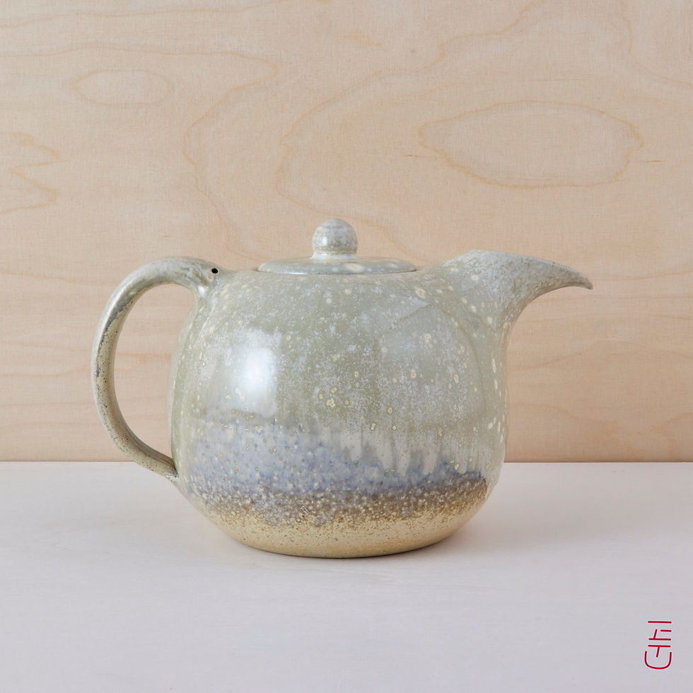 Čajová konvice 2000 ml , glazura s výkvěty