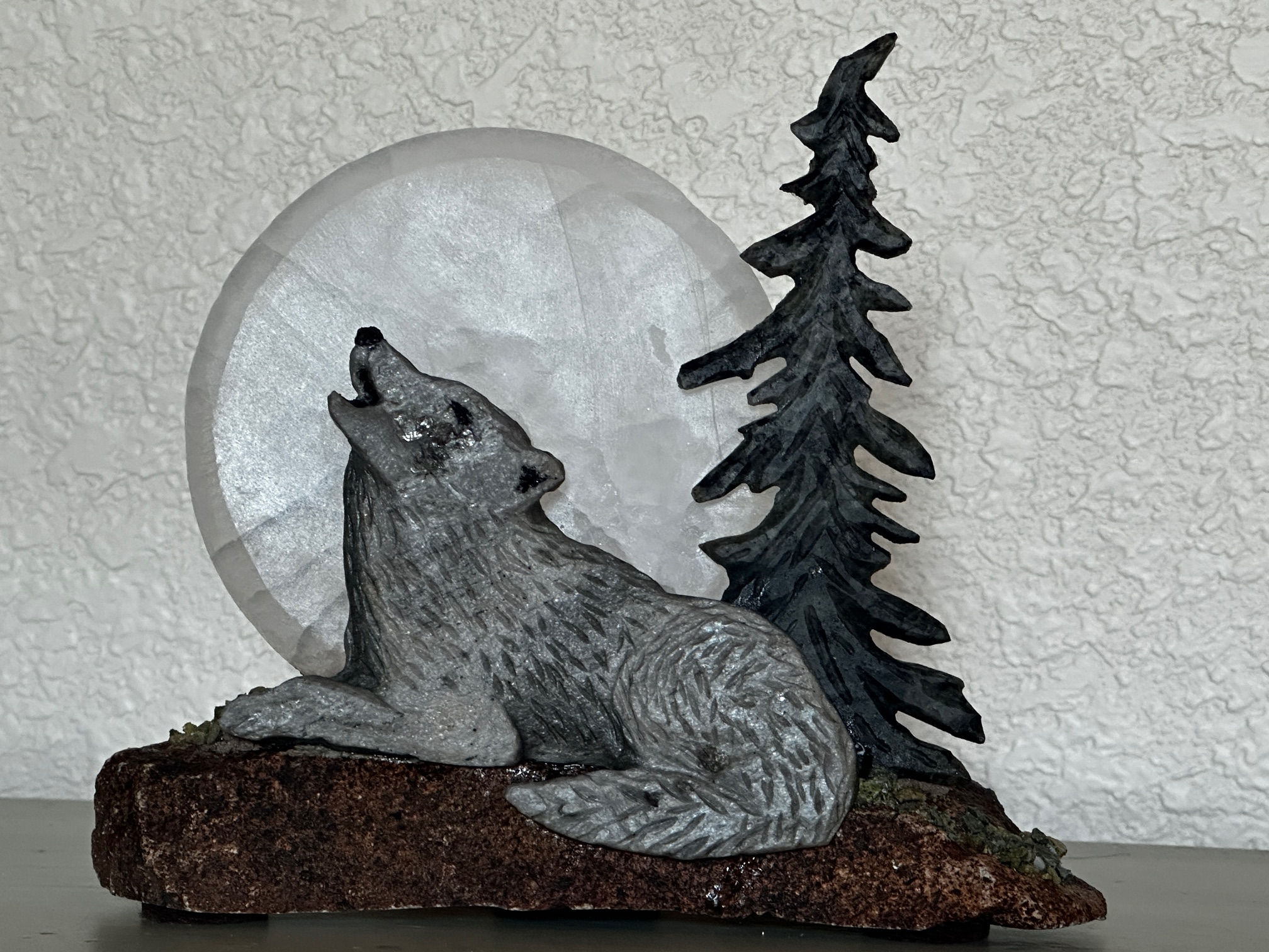 Howling Wolf  Candle