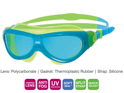 Occhiali Da Nuoto Zoggs Phantom Elite Junior – Specchio, Anti Nebbia, Protezione UV