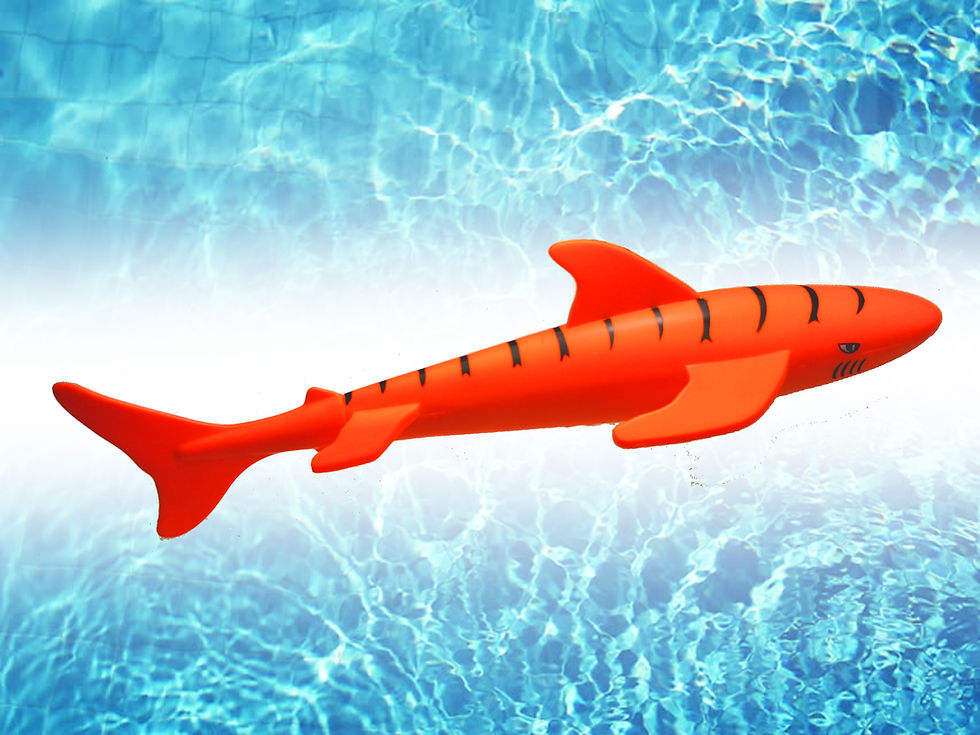 縮圖：16.5 cm Mindwalk Mini Torpedo Sharks 16.5 cm Mindwalk 迷你魚雷鯊魚游泳玩具 415