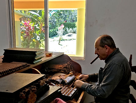 Don Hermann in the art of blending.