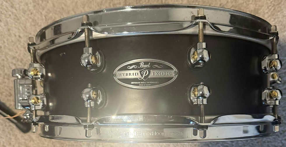 Pearl Hybrid exotic Snare Drum Kapur Fiberglass 14"x5"