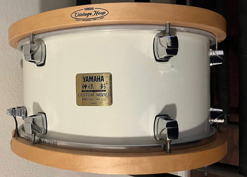 Yamaha| Akira Jimbo Signature| Snare Drum Drum|13x7 White Beech