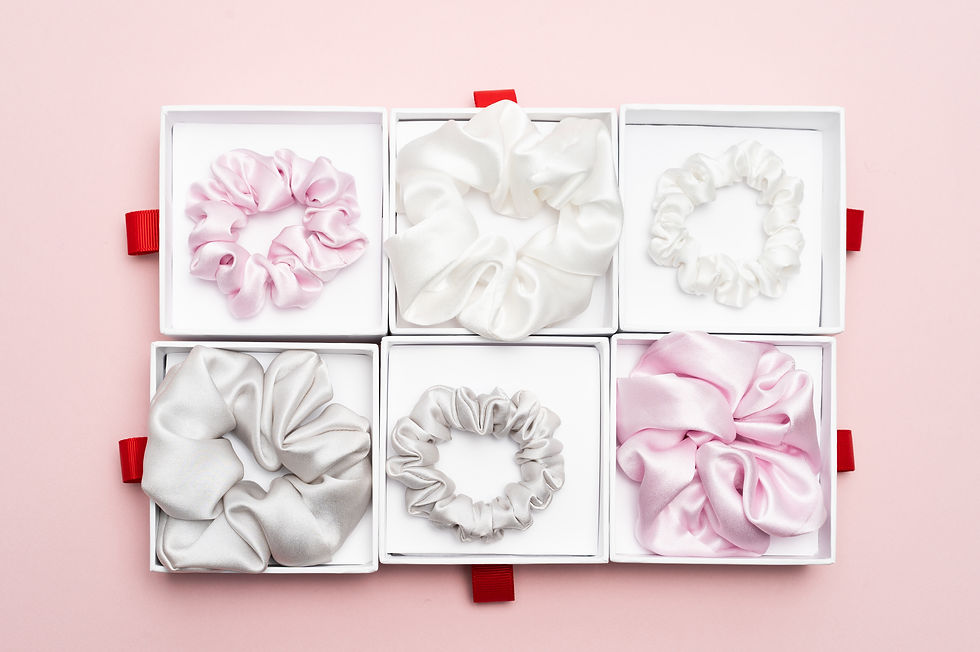 Miniature : CHOUCHOU EN SATIN DE SOIE