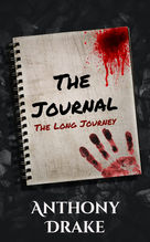 A journal laying on black rocks.