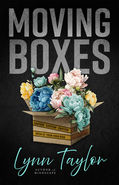A book cover with a box with caution tape around it. Inside the box is colorful flowers.