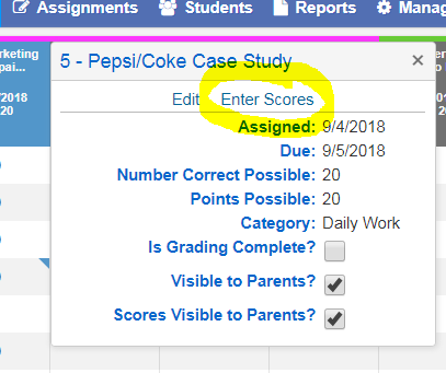 GC: Import Grades to Aeries