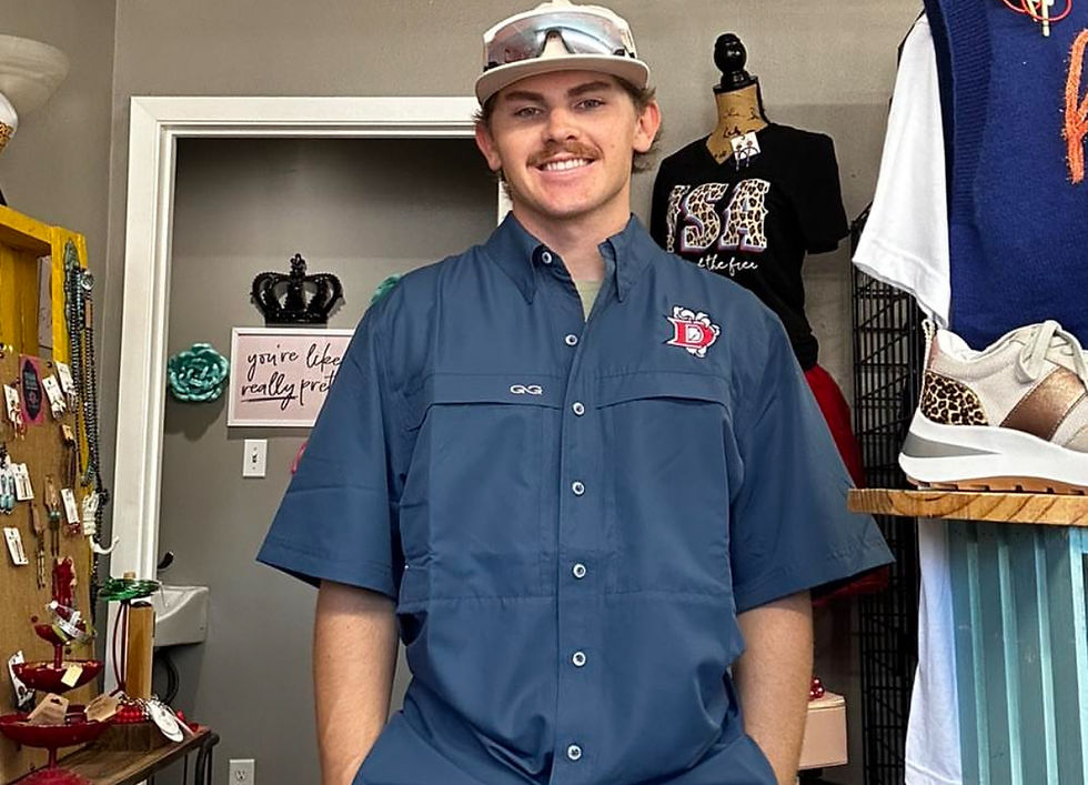 Thumbnail: Dawson D logo fish shirt 