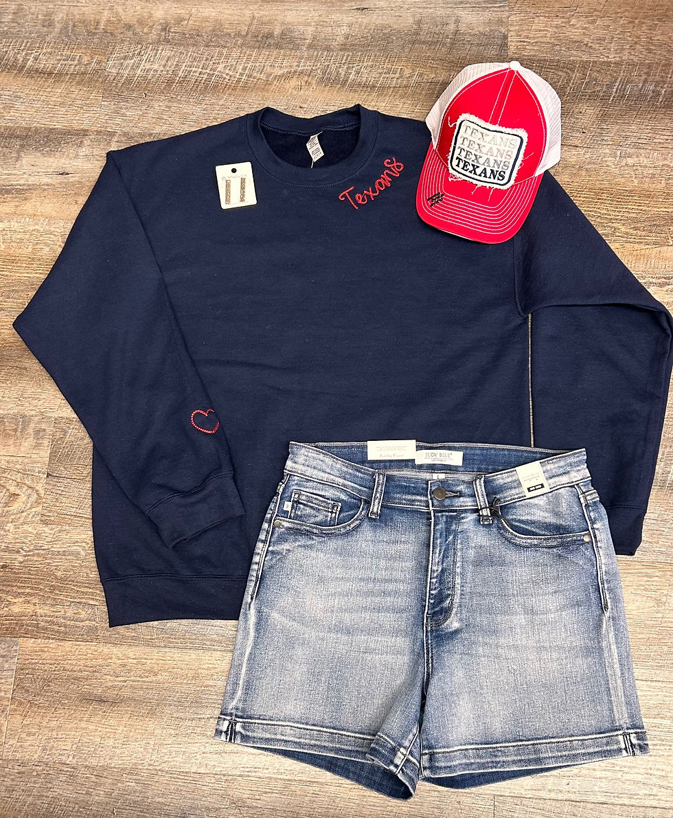 Thumbnail: Texans embroidered (2 color choices) 