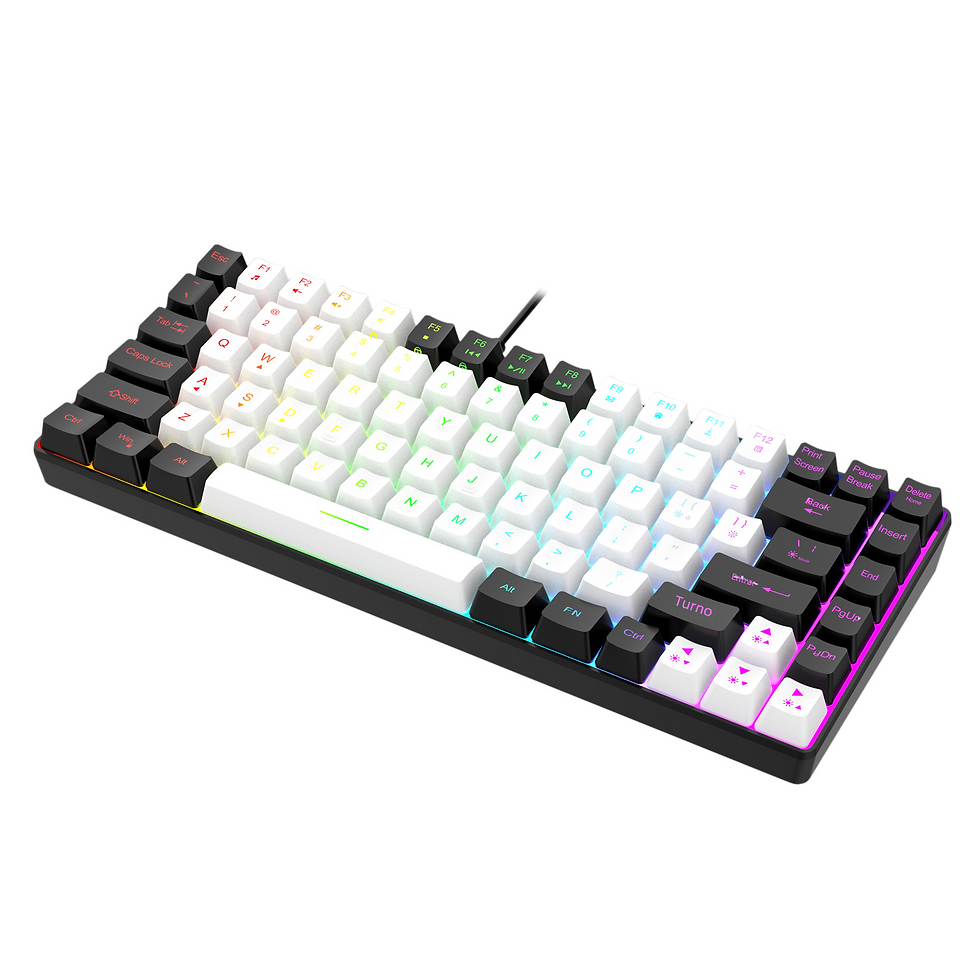 Miniatura: Wired RGB Gaming Keyboard - Compact 84 Keys Design