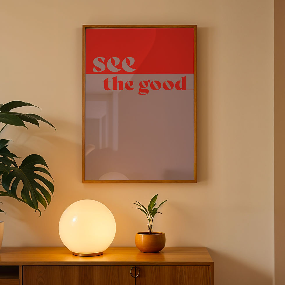 Thumbnail: SEE THE GOOD Kunstdruck Giclée