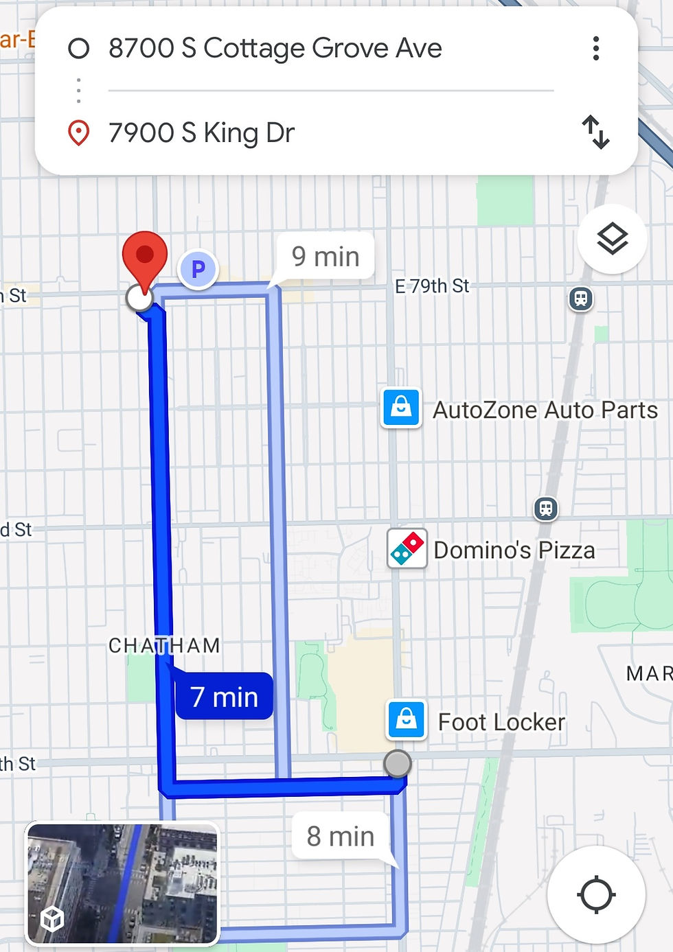 This is a map of where Nicole was last seen on December 13, 2002 created using Google Maps