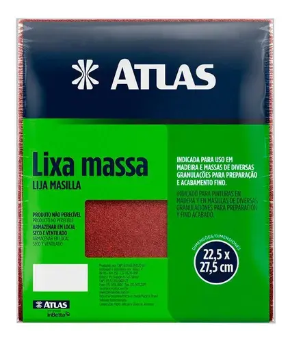 LIXA EM FOLHA MASSA ATLAS
