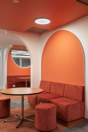Acoustic Panel installed at Monash Clayton by BACH Commercial, Melbourne