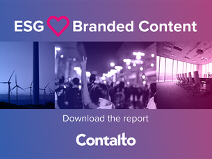 ESG + Digital Branded Content = a perfect match