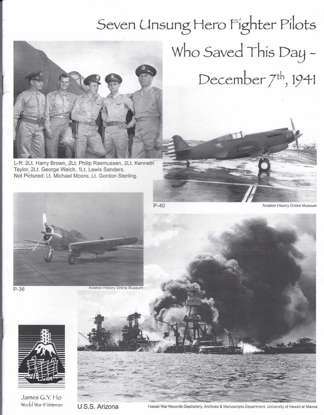Seven Unsung Hero Fighter Pilots Who Saved This Day- December 7th 1941