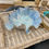 Thumbnail: Ruffle pottery bowl with layered blue glaze and sculptural folded rim, handbuilt ceramic art bowl