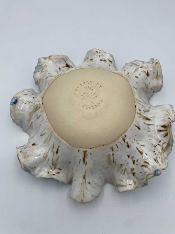 Thumbnail: Blue Wavy Ceramic Bowl