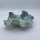 Thumbnail: Decorative Green Ceramic Bowl with Wavy Edges