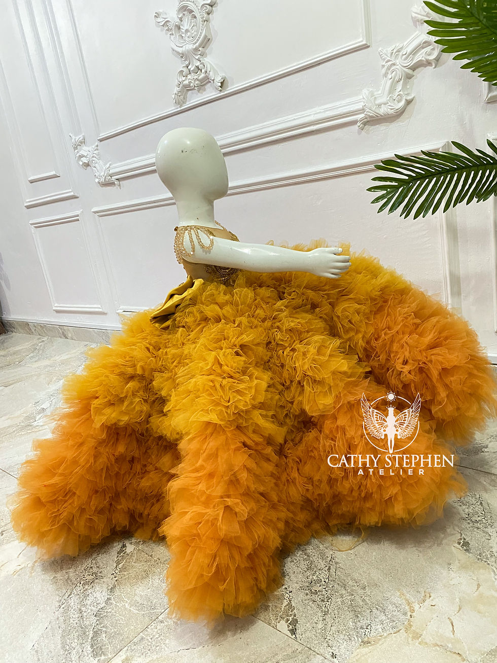 Miniaturbild: ZENA Ombre Ruffle Dress