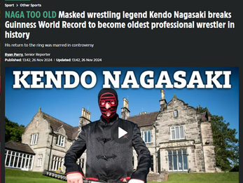 Kendo Nagasaki’s Record-Breaking Return: A PR Win For LDN Wrestling