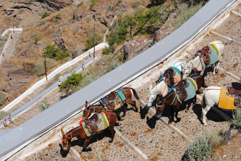 SirenSailorette Christina Purcell Kerkhof Santorini Donkey Path