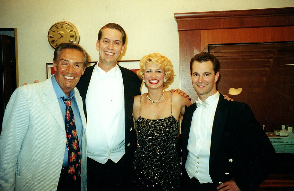 Me, Jerry Orbach, Greg and Mike
