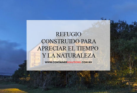 Refugio construido en Brasil para apreciar el tiempo y la naturaleza