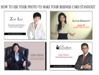 How to Use Your Photo To Make Your Business Card Standout